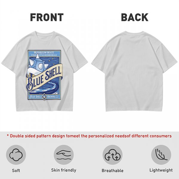 Blue Shell Brewing Co Mushroom White Ale T-Shirt