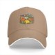 Black baseball cap with Lucky Vibes Only lucky cat and gold pot graphic
