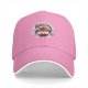 Black Baseball Cap with Muscular Cat Gym Graphic Print