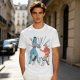 Olive T-shirt with Avatar Na'vi and Aang Pointing Meme Art