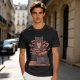 Olive T-Shirt With A Bear Holding A Campfire Mug Design