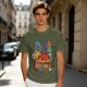Olive Dungeons and Dragons Dice Bag Let's Roll Graphic T-Shirt