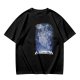 Olive T-Shirt With Constellation Totoro Starry Night Print