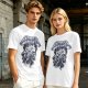 One Piece Monkey D. Luffy Gear 5 Metal Rock Style Graphic T-Shirt