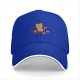Black Baseball Cap With Cute Kittens And Yarn Balls Print