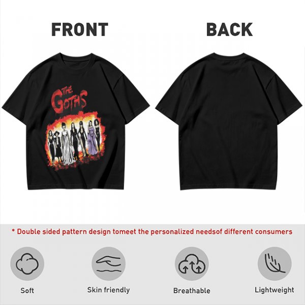 Olive T-Shirt Featuring The Goths Gothic Women Art Print