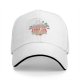 Black baseball cap with 'Keeps The A-Sad Away' graphic print