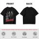 Born To Watch Horror Movies Halloween Themed Graphic T-Shirt