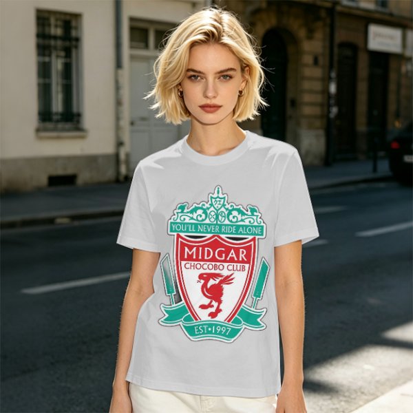 Midgar Chocobo Club You'll Never Ride Alone Graphic T-Shirt