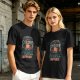 Olive t-shirt with 'I woke up in a good mood and then people happened' grumpy cat print