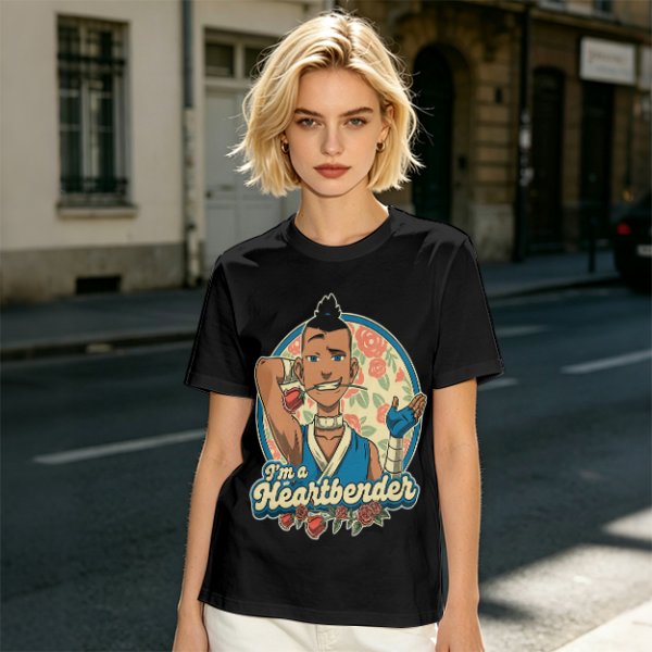 Avatar The Last Airbender Sokka I'm A Heartbender Graphic T-Shirt