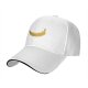 Black Baseball Cap With Banana Graphic Print