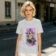 Olive T-Shirt with DJ Cat Graphic and Make Some Noise Text