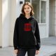 Black hoodie with Benny's Burgers graphic print
