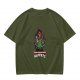 Olive T-Shirt with Teenage Mutant Ninja Muppets Graphic Print