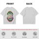Olive green graphic t-shirt with 90s nostalgic print