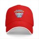 Black baseball cap with 'your opinion is irrelephant' cute elephant graphic