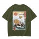 One Piece Thousand Sunny Pirate Ship Ukiyo-e Style Graphic T-Shirt