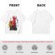 Olive Graphic T-Shirt with King Evolution Character Silhouettes