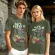 Kap'n Krunch Zombie Pirate Graphic Olive T-Shirt