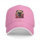 Black Baseball Cap With One Piece Luffy Silhouette Print
