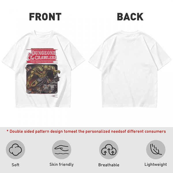 Dungeons & Crawlers Lizard Monster Graphic T-Shirt