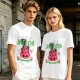 Olive T-Shirt With Cute Watermelon 'What A Melon' Graphic Design