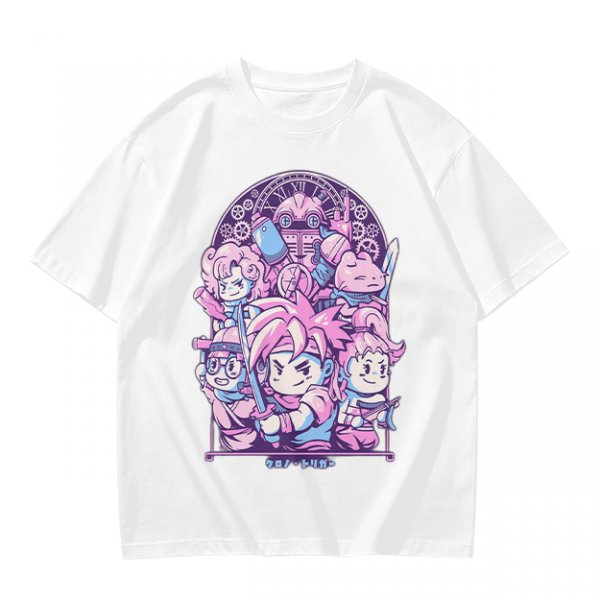 Chrono Trigger Chibi Character Group Graphic T-Shirt