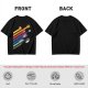 Studio Ghibli Characters Rainbow Stripe Graphic T-Shirt