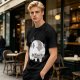 Olive green t-shirt with cute Appa the sky bison print