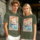 One Piece Going Merry Ship Stamp Graphic T-Shirt
