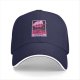 Black Baseball Cap With Pink Hjönk Tarot Style Duck Print