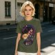 Attack on Titan themed graphic tee with anime character artwork