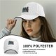 Black baseball cap with White Dragon neon style graphic print