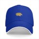 Black Baseball Cap With Pepperoni Pizza Slice Graphic