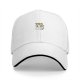 Black Baseball Cap With Cute Cartoon Character Emblem
