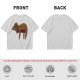 Olive Green T-Shirt with Sleeping Sloth Graphic Print