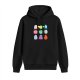 Black Hoodie With Star Wars Themed Conversation Candy Print