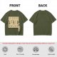 Olive Green T-Shirt With Periodic Table Caffeine Graphic