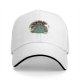 Black baseball cap with tired Earth graphic and 'Everything is fine except for' text