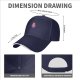 Black Baseball Cap with Lego Girl Minifigure Graphic