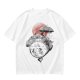 Olive T-shirt with Totoro and Friends Watercolor Print