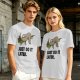 Olive Sloth 'Just Do It Later' Graphic T-Shirt