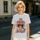 Studio Ghibli inspired coffee stand t-shirt with Totoro and friends