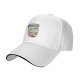 Black baseball cap with kawaii skull bubble tea graphic print