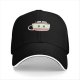 Black Baseball Cap With I Need More Coffee Cup Graphic