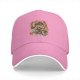 Black Baseball Cap with Anime Action Scene Graphic Print