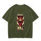 Olive Green T-Shirt With Critical Roll D20 Graphic