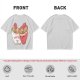 Olive T-Shirt With Cute Ramen Cups In Love Graphic