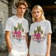 Olive Graphic T-Shirt With Evil Vegetable Characters Design